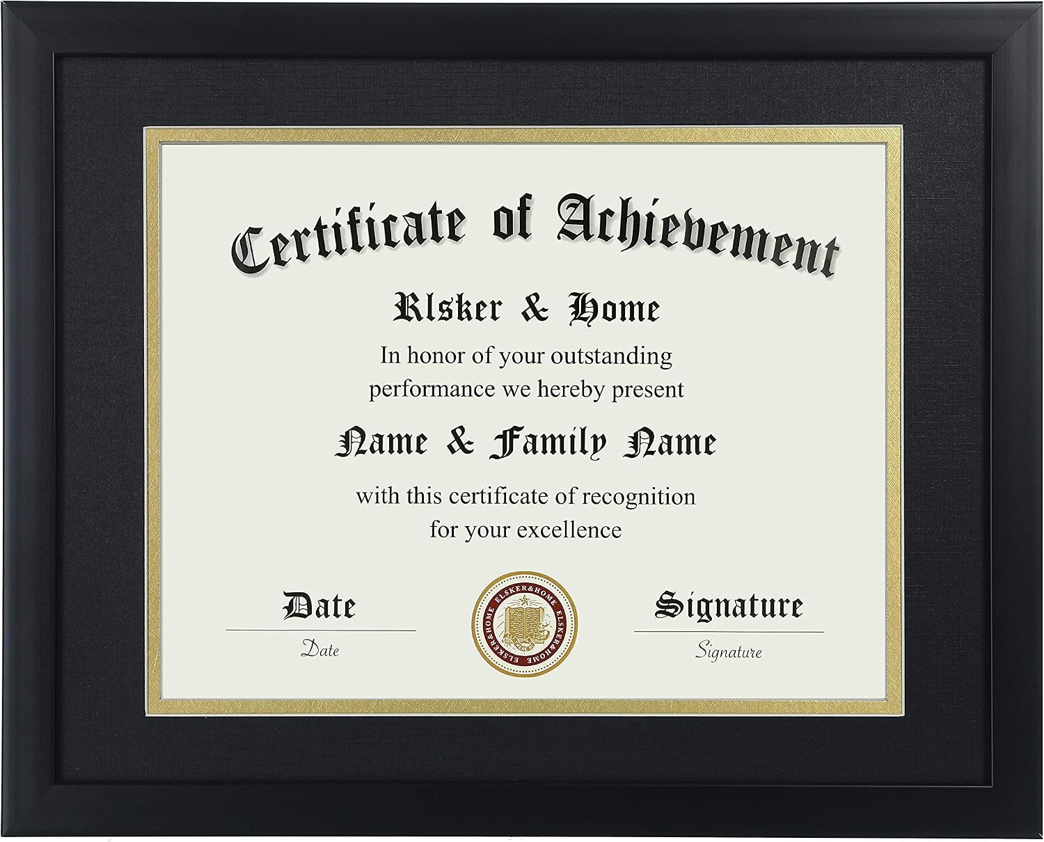 8-5x11-certificate-frame-black-with-black-mat-gold-rim
