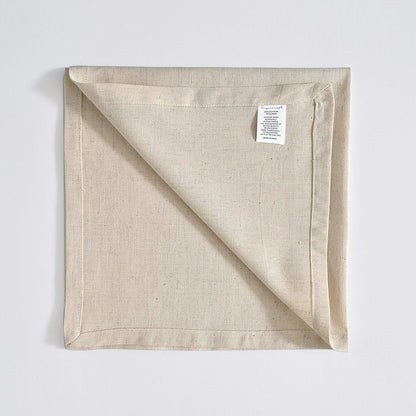 Cloth Napkin, Cotton Linen, Set of 12, 20X20 Inch, Ivory3