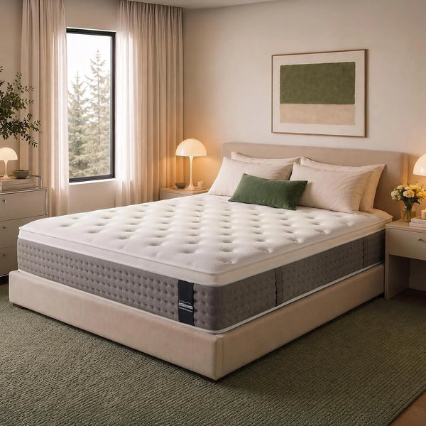 Queen Size Mattress 12 Inches Medium Firm Hybrid, Undisturbed Sleep | Breathable Hybrid Comfort with Responsive Support, Motion Isolation, Reinforced Edges, and Certipur-Us Certified Foam.7