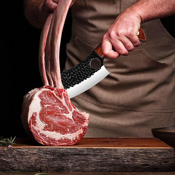 Butcher Knife, Meat Cleaver Knife for Home Cooking, Outdoor Camping BBQ5
