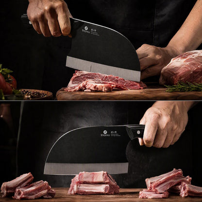 6.7 Inch Butcher Knife, Meat Cleaver Knife Japanese Steel, Dad Gifts7