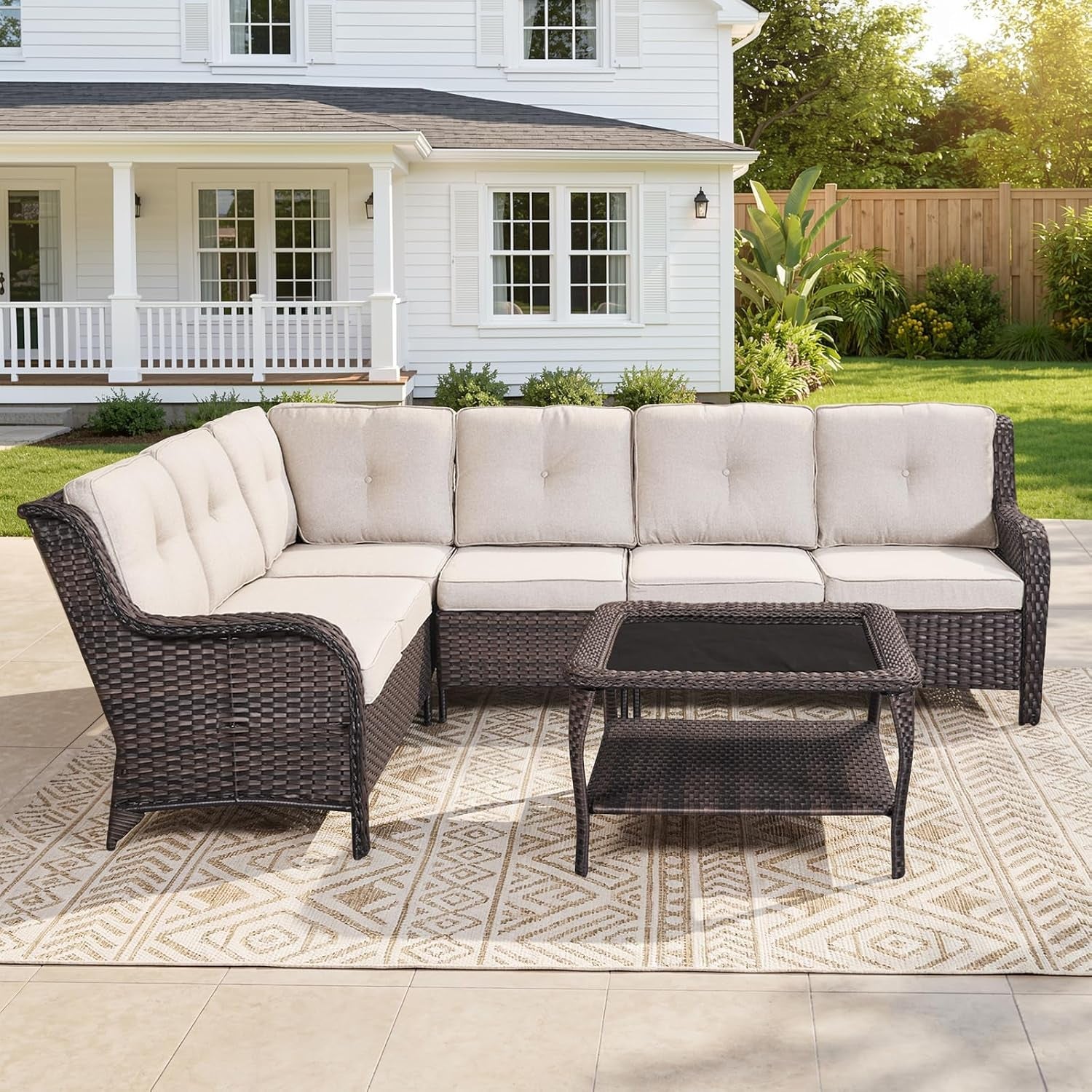 patio-furniture-set-6-seats-oversized-outdoor-sectional-couch-two-3-seater-sofas-with-coffee-table-patio-conversation-sets-ideal-for-porch-deck-brown-wicker-beige