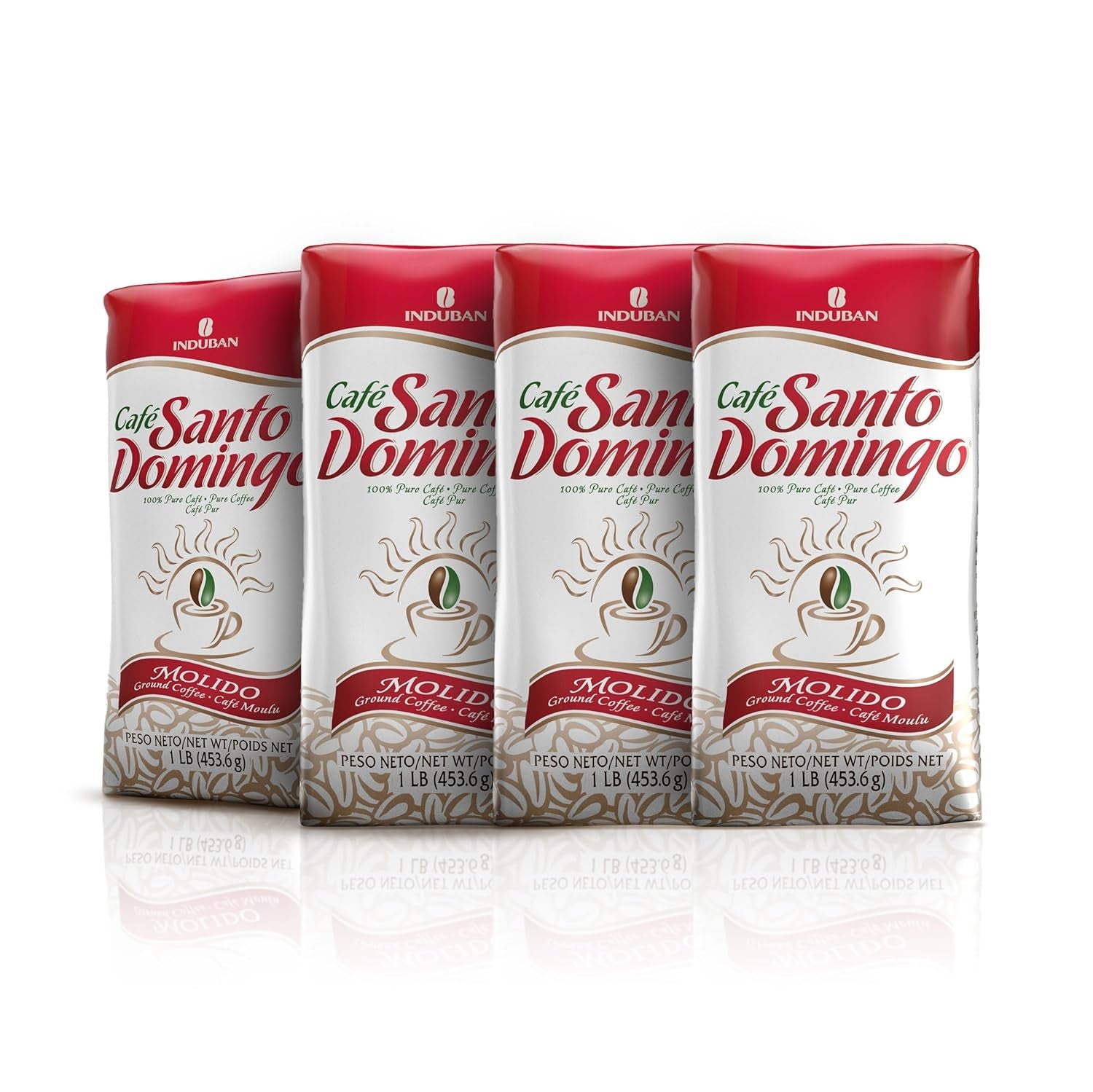 cafe-santo-domingo-ground-coffee-medium-roast-16-oz-pack-of-4-from-the-dominican-republic