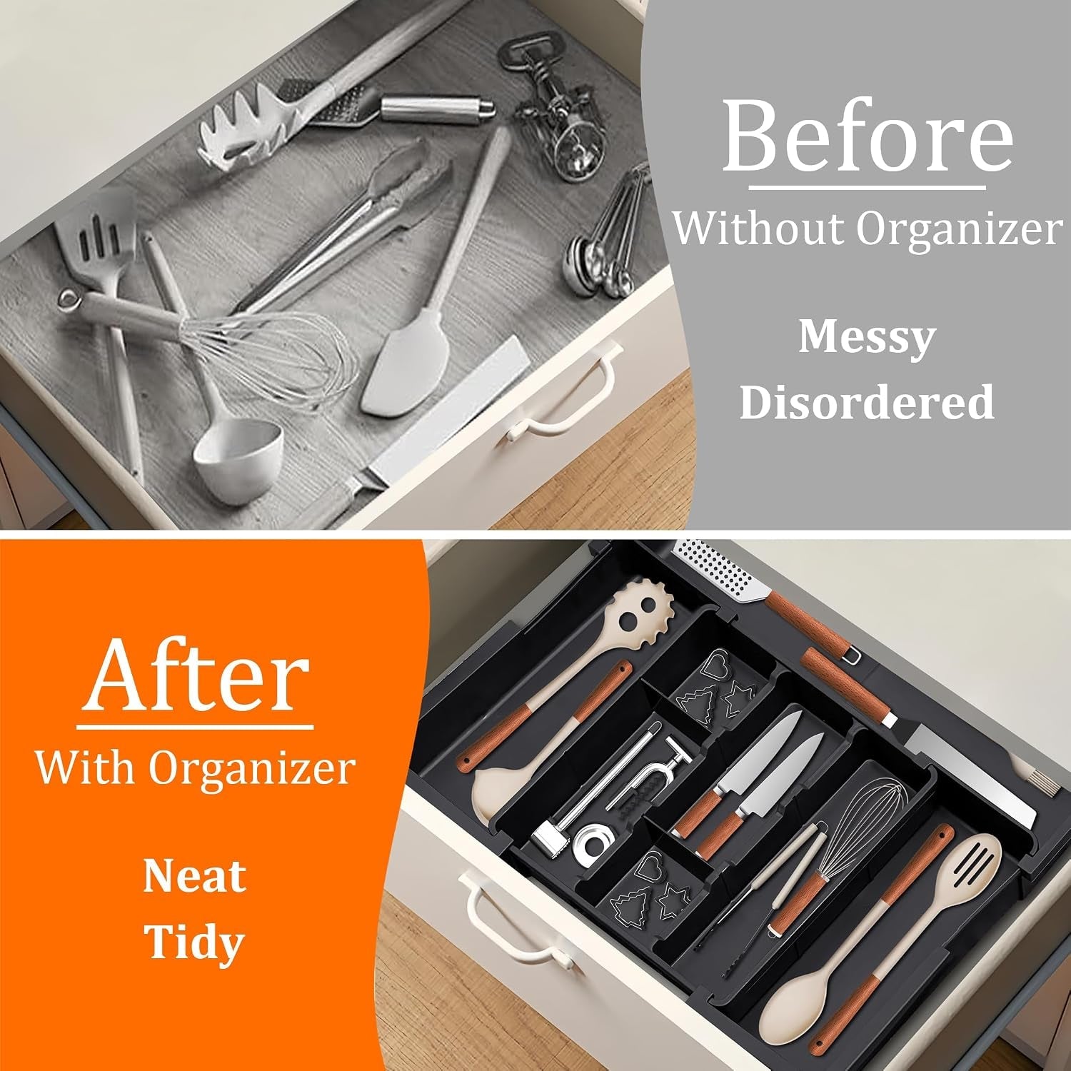 large-utensil-drawer-organizer-expandable-silverware-organizer-for-kitchen-drawer-adjustable-cooking-utensil-holder-cutlery-flatware-tray-spatula-tools-gadgets-storage-dividers-plastic-black