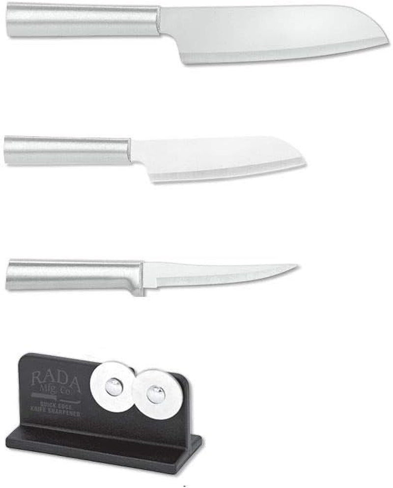 cutlery-3-piece-cooks-and-parer-knife-set-sharpener-silver-cooks-cooks-utility-and-super-parer-knives-with-quick-edge-sharpener-stainless-steel-blades-cast-aluminum-handle
