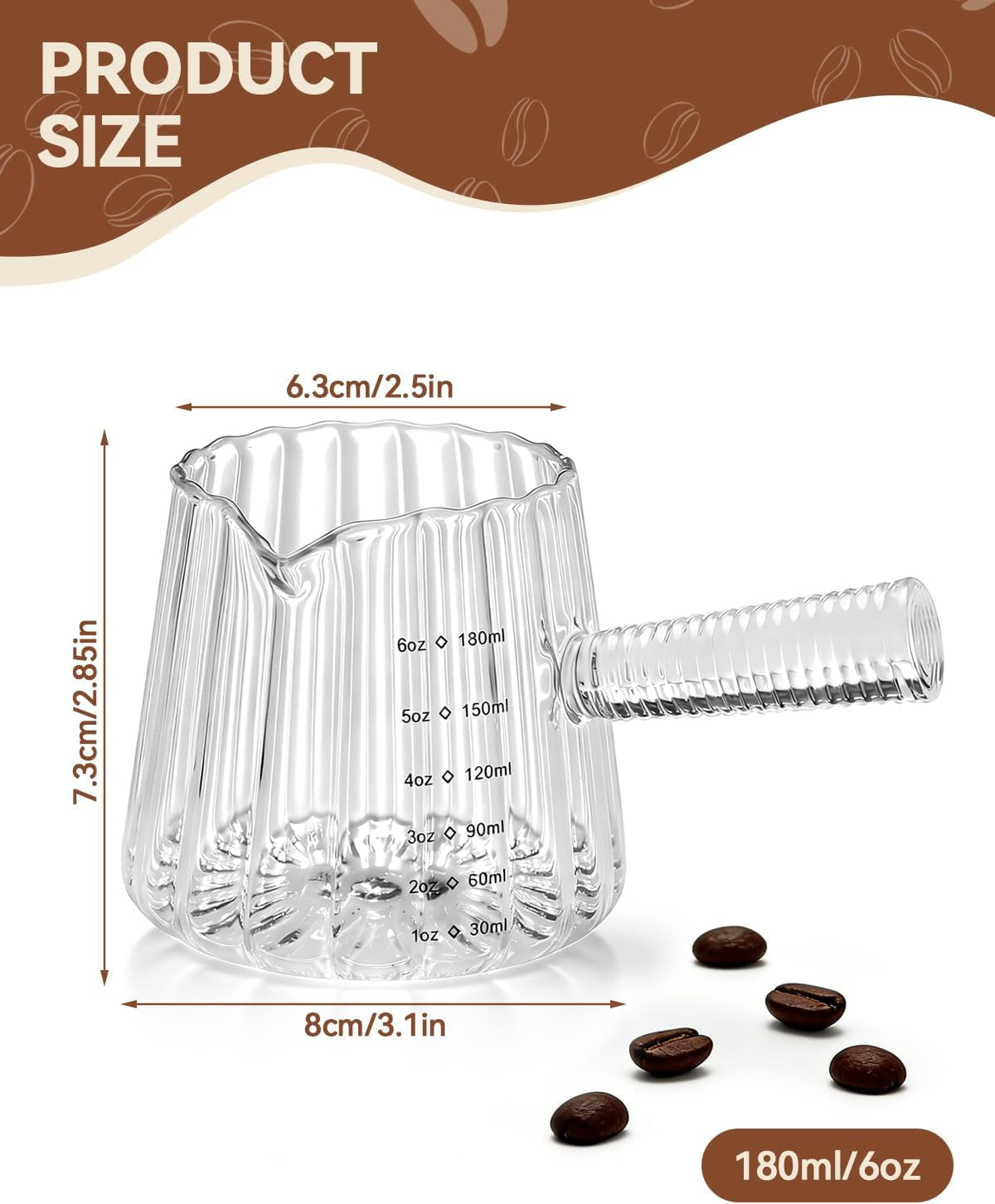 6oz-glass-measuring-cup-180ml-borosilicate-glass-espresso-shot-glass-with-glass-handle-v-shaped-spout-for-milk-frothing-espresso-accessories-for-machine-dishwasher-safe