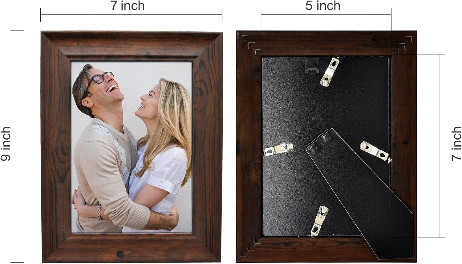 5x7-picture-frames-rustic-distressed-brown-wood-pattern-high-definition-glass-for-table-top-display-and-wall-mounting-photo-frame-pack-of-4