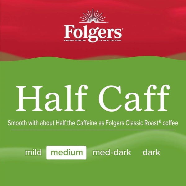 Half Caff Coffee, Medium Roast, Keurig K-Cup Pods, 60 Count | 6 (10 Count) Boxes, 50 Percent Decaffeinated Coffee (Caffeine Levels May Vary), Compatible with Keurig Coffee Makers8