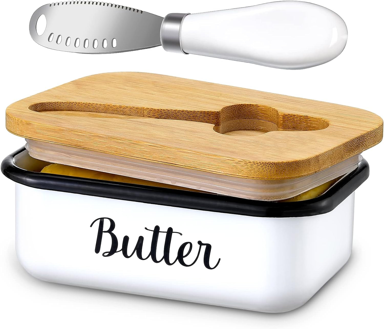 butter-dish-with-lid-and-butter-curler-knife-unbreakable-stainless-steel-keeper-container-with-double-silicone-sealing-for-kitchen-farmhouse-decor
