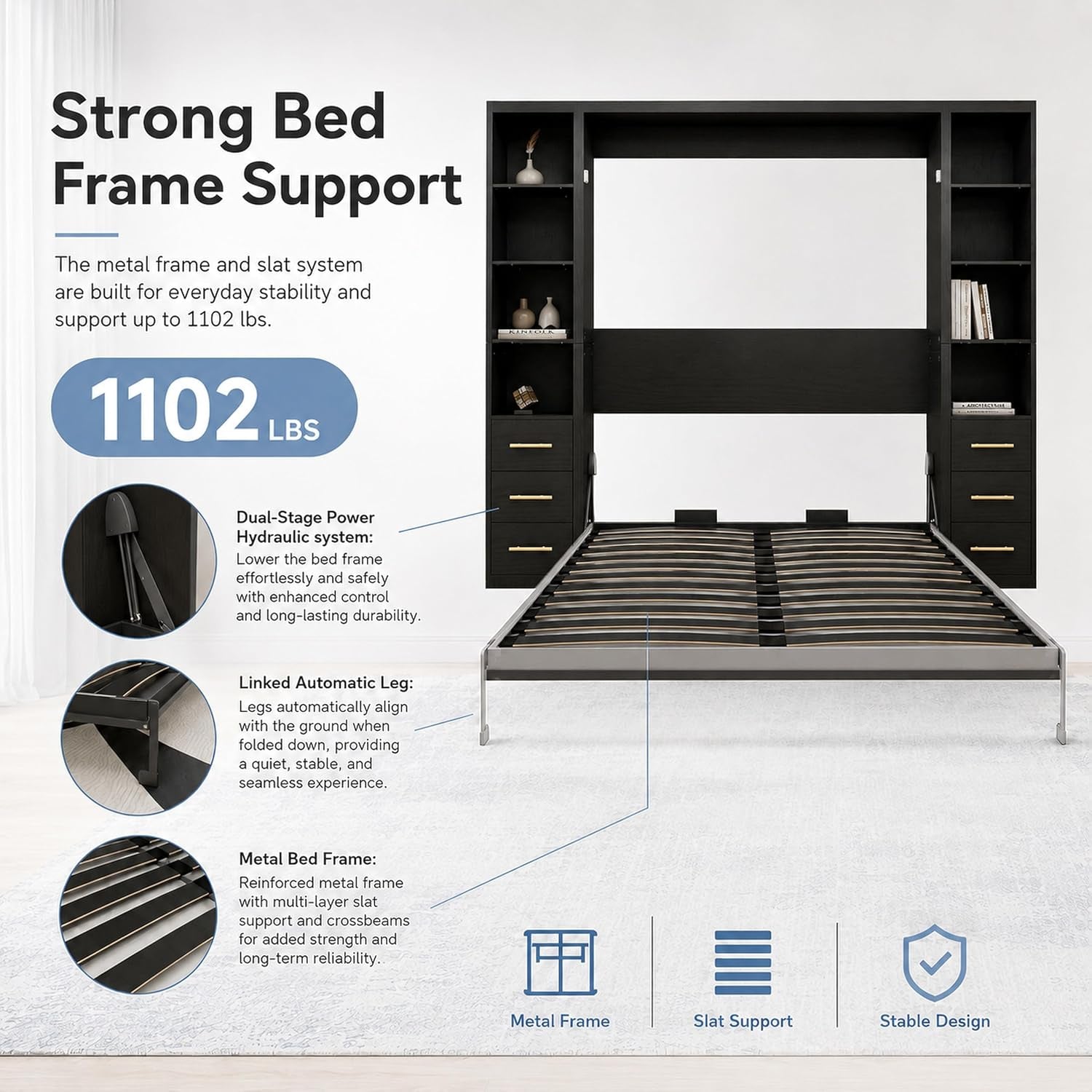 queen-murphy-bed-with-storage-integrated-desk-side-cabinets-and-drawers