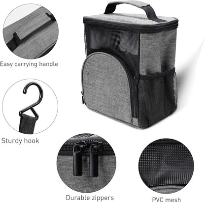 Shower Caddy Tote,Quick Dry Shower Bag Dorm Room Essentials for College Student Girls Boys,Hanging Mesh Shower Caddy Portable for Summer Camp,Travel,Rv Essentials,Shower Bag for Women Men4