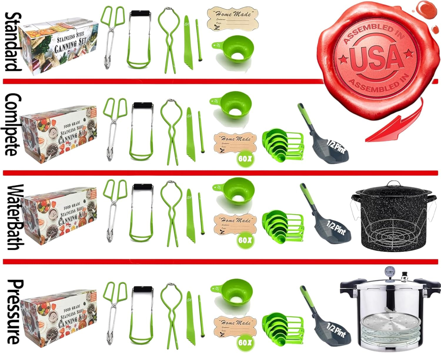 canning-supplies-24-qt-water-bath-canning-pot-with-rack-lid-starter-kits-set-for-beginners-stainless-steel-water-bath-canner-kit-rack-rack-xl-ladle-measuring-cups-kitchen-funnel-by