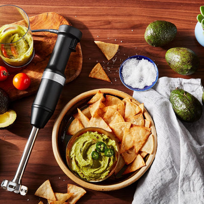 Kitchenaid Variable Speed Corded Hand Blender, KHBV53, Matte Black | Removable 8" Blending Arm, Blending Jar with Lid, Bpa-Free Material, Blends Smoothies, Shakes, Soups6