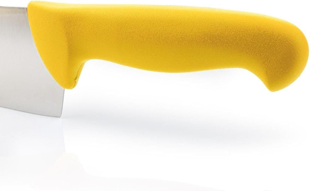 chef-knife-8-inch-nitrum-stainless-steel-and-200-mm-blade-professional-multipurpose-cooking-knife-ergonomic-polypropylene-handle-series-2900-color-yellow