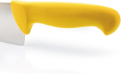 Chef Knife 8 Inch Nitrum Stainless Steel and 200 Mm Blade. Professional Multipurpose Cooking Knife. Ergonomic Polypropylene Handle. Series 2900. Color Yellow5