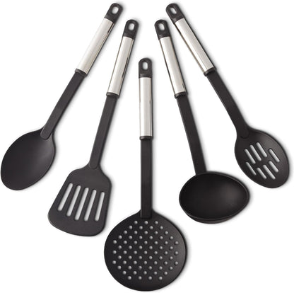 – Stainless Steel Kitchen Tool Set – Black, Set of 51