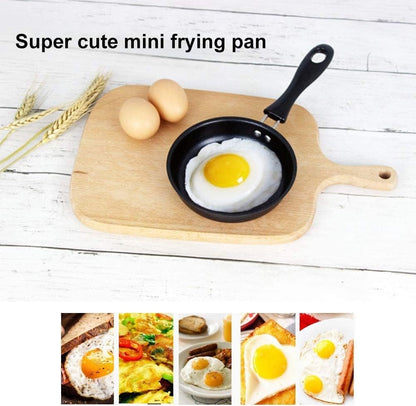 One Egg Frying Pan, Mini Induction Frying Eggs Pan, 4.7" Single Egg Durable Small Pan with Handle Heat Resistant Non Stick Pot, Portable Pan for Stove Gas Induction Hob6