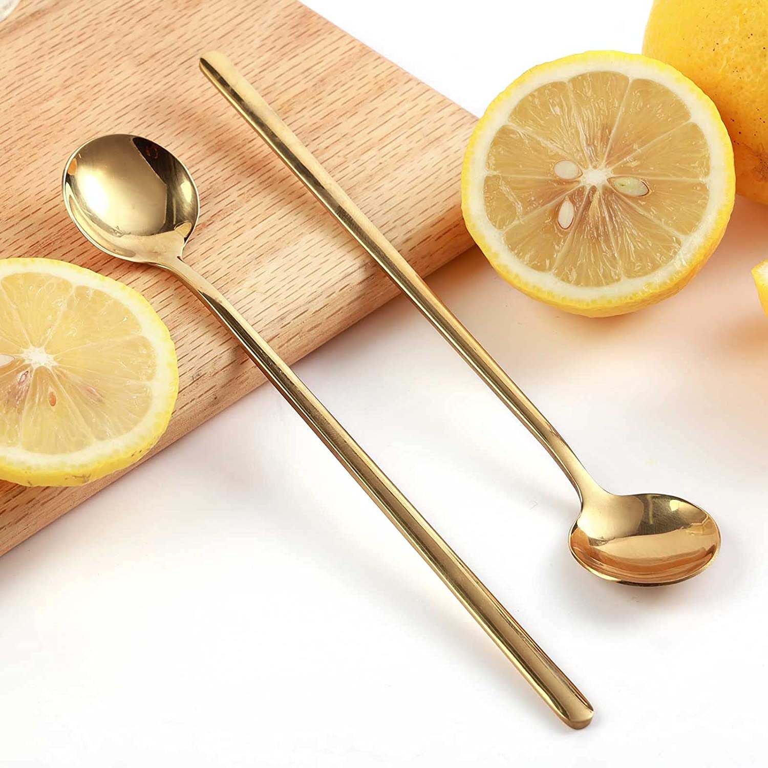 4-pcs-6-7-inches-coffee-spoons-stirring-spoons-tea-spoons-long-handle-teaspoons-gold-spoons-ice-tea-spoons-long-spoons-for-stirring-espresso-spoons-stainless-steel
