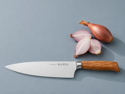8” Chef Knife – Swedish Steel, Professional, Olive Wood2