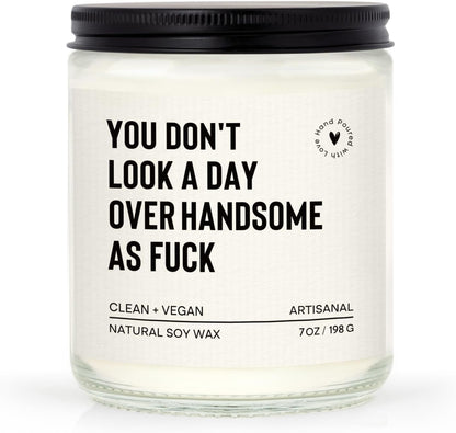 Gifts for Boyfriend Him Husband Men, Romantic Anniversary Candle Lavender1