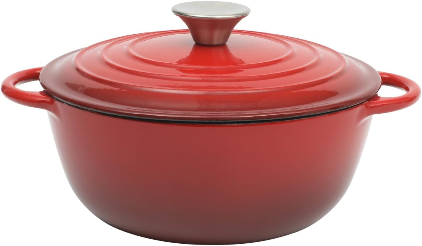 addlestone-2-65-quart-round-enamel-cast-iron-dutch-oven-pot-with-lid-dual-handles-gradient-red