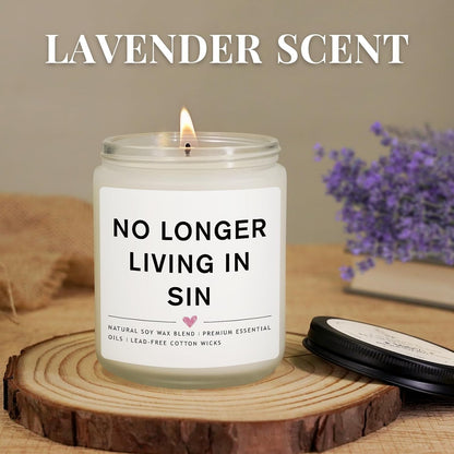 Wedding Gifts for Couples, Newlywed Gifts, Lavender Scented Soy Wax Candle3