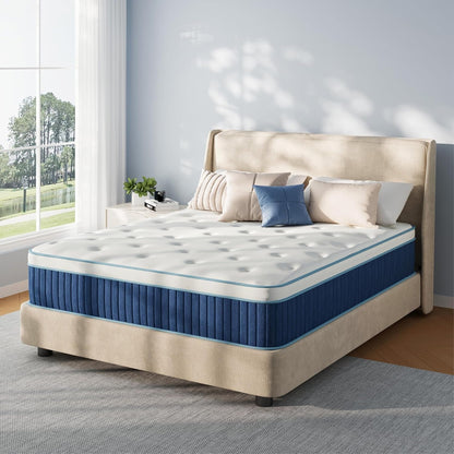 10 Inch Queen Hybrid Mattress in a Box, Medium Firm9