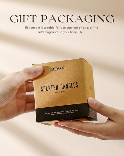 Scented Candles for Men - Mahogany Teakwood Scent, Women Men Gift6