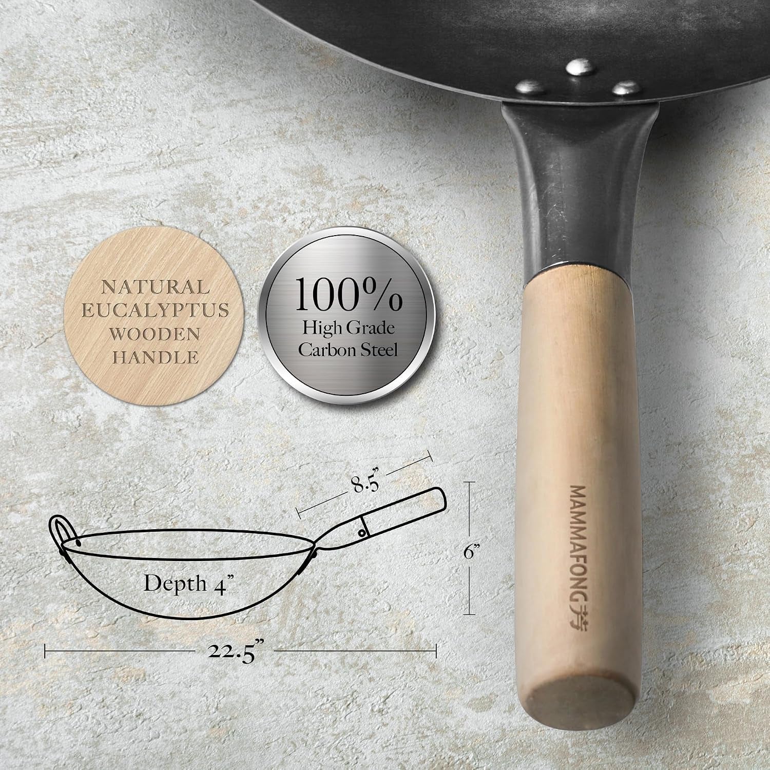 round-bottom-14-inch-traditional-carbon-steel-wok-pan-authentic-hand-hammered-woks-and-stir-fry-pans-pow-wok-with-no-chemical-coating