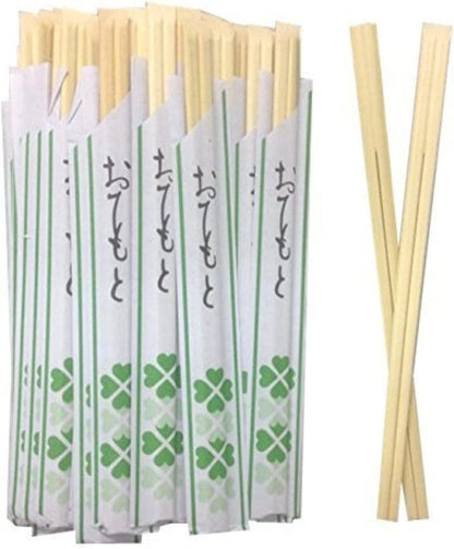 Solid No Splinter Chopsticks 40 Pairs | Individually Wrapped Disposable Wooden Chopstick | Best for Sushi & Asian Dishes1