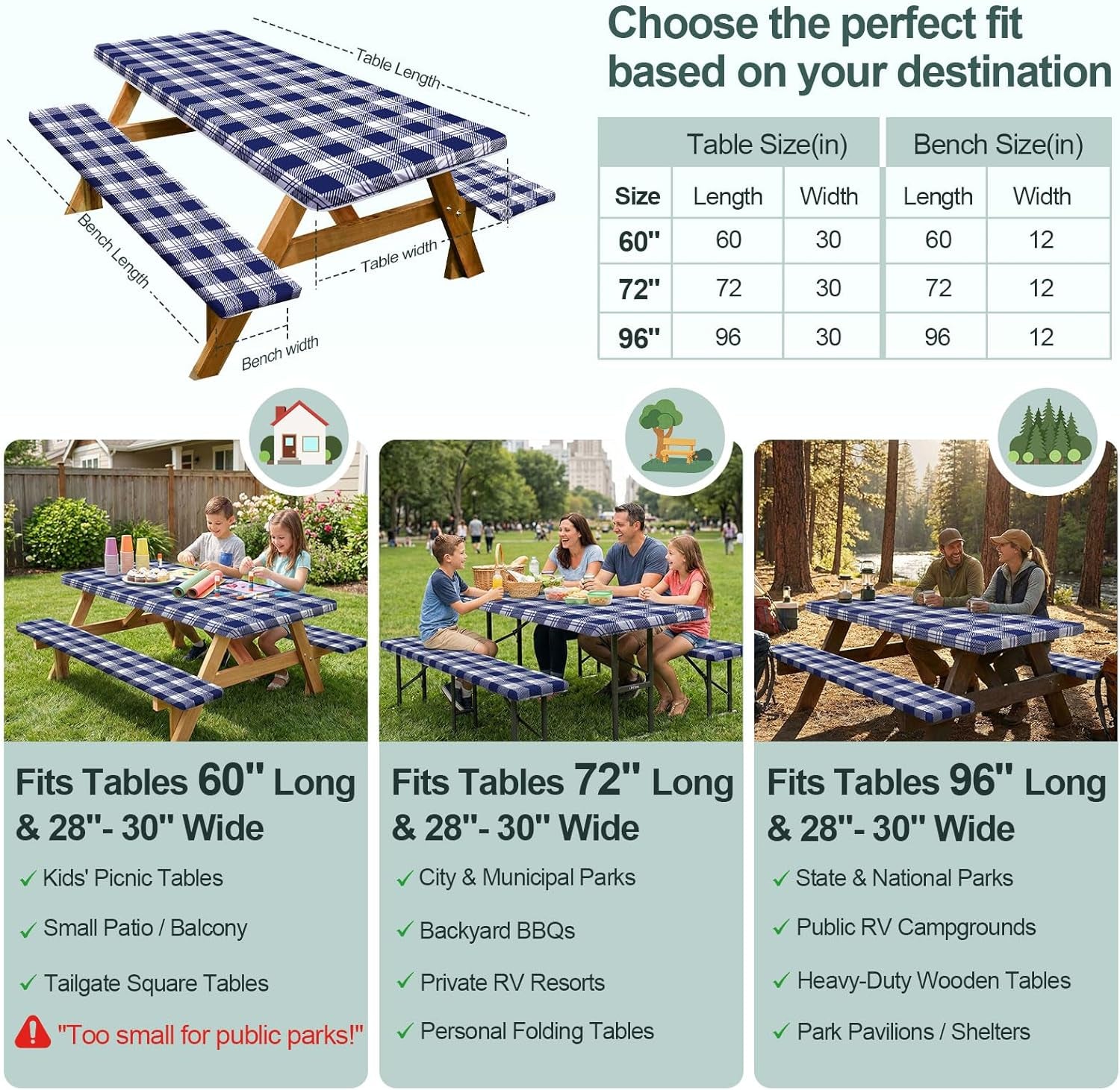picnic-table-cover-with-bench-covers-camping-essentials-waterproof-windproof-camping-tablecloth-with-drawstring-bag-fitted-rectangle-tables-and-seats-72in-blue-checkered
