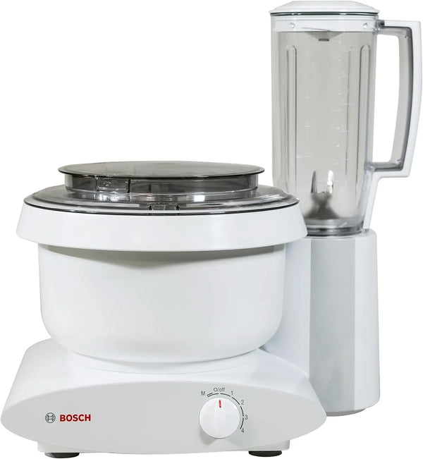 Bosch Blender Bundle - White Universal plus Mixer, Dough Hook Extender, and Blender1
