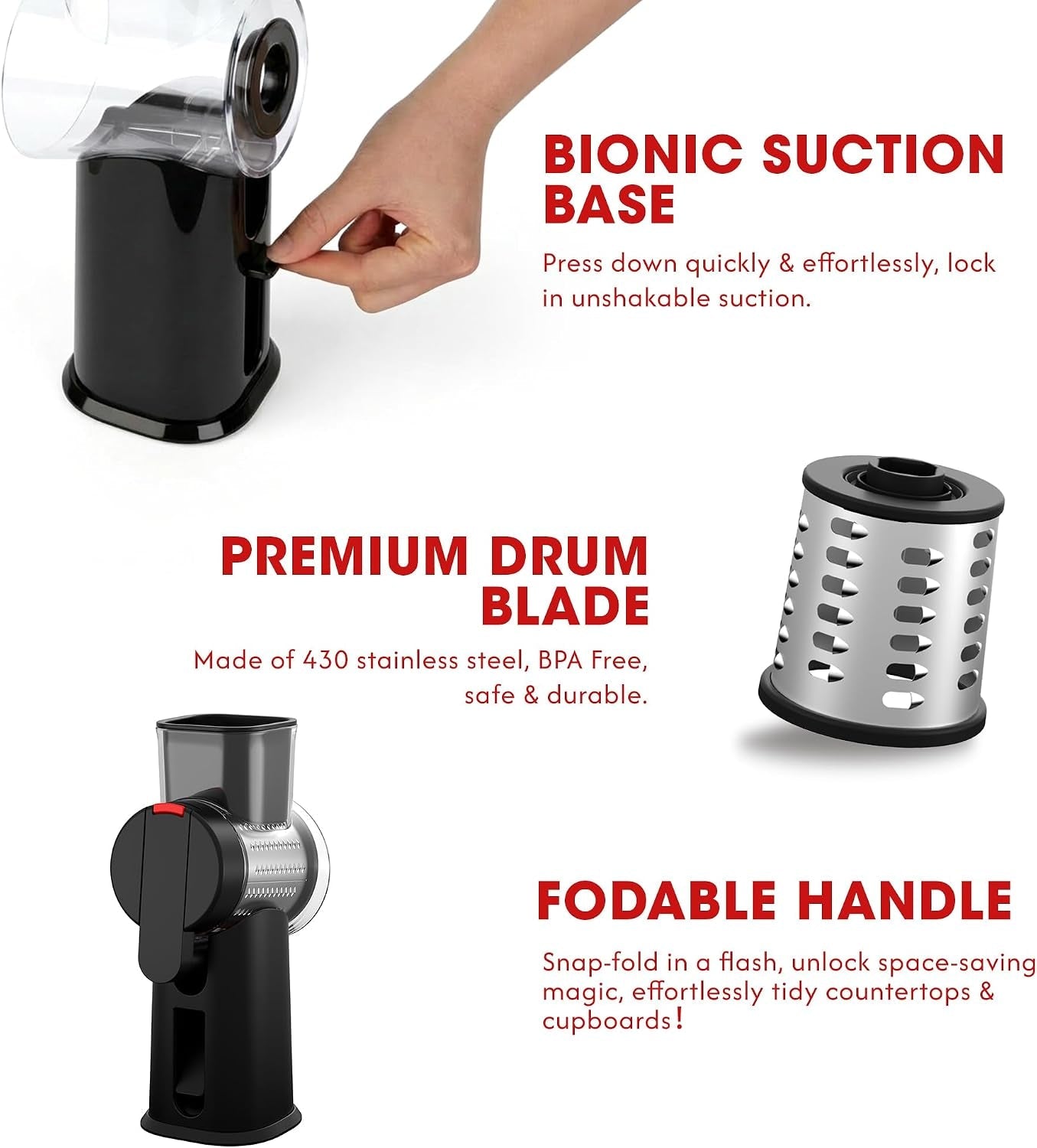 rotary-cheese-grater-hand-crank-with-foldable-handle-three-blades
