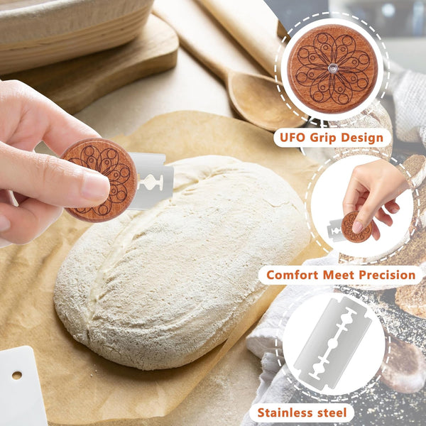 UFO Bread Lame Cutter for Sourdough Bread Scorer Tool,Circle4