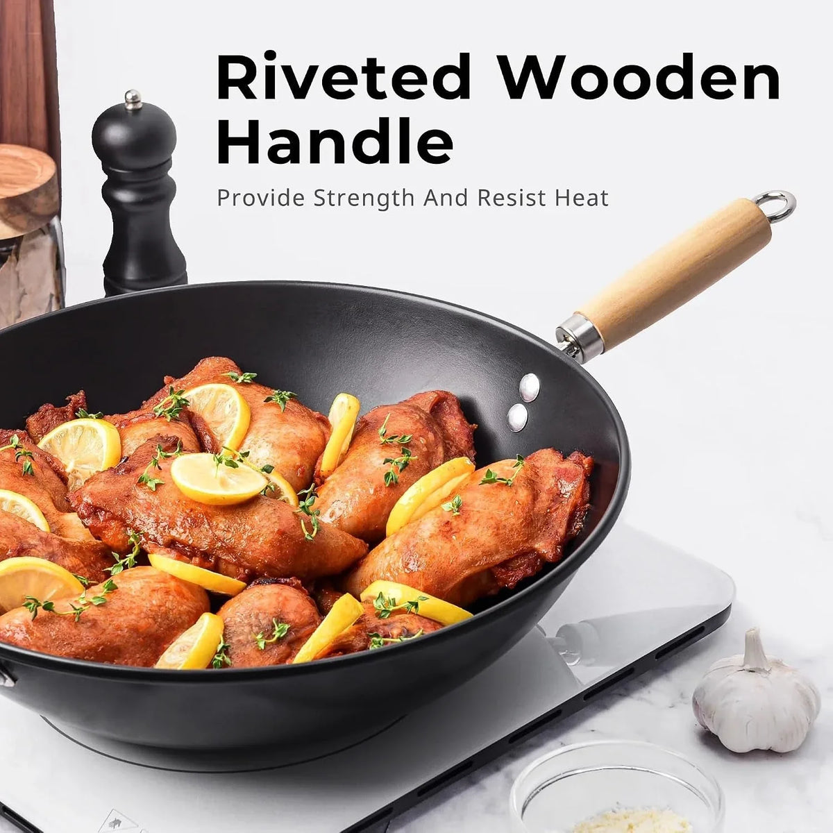 carbon-steel-non-stick-wok-hand-wash-recommended-easy-clean-kitchen-cookware