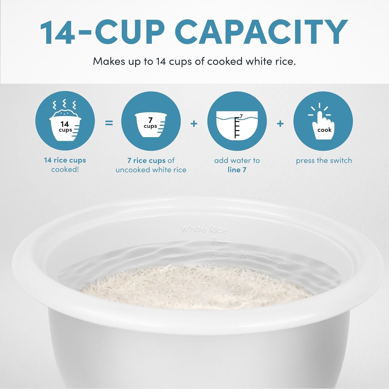®-rice-cooker-7-cup-uncooked-14-cup-cooked-steamer-grain-cooker-oatmeal-cooker-soup-maker-auto-keep-warm-3qt-blue-arc-797-1bl