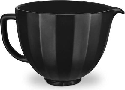 Kitchenaid 5Q Black Shell Ceramic Bowl, for 5Q Tilt-Head Mixers, KSM2CB5PBS1