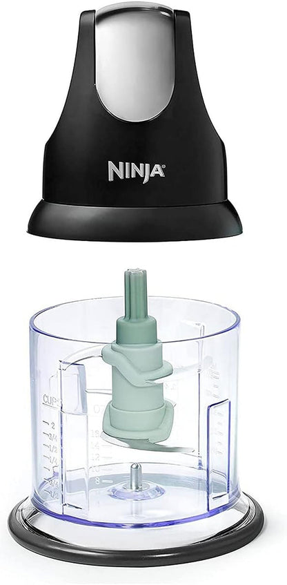 Ninja Food Chopper Express Chop with 200-Watt, 16-Ounce Bowl for Mincing, Chopping, Grinding, Blending and Meal Prep (NJ110GR)1