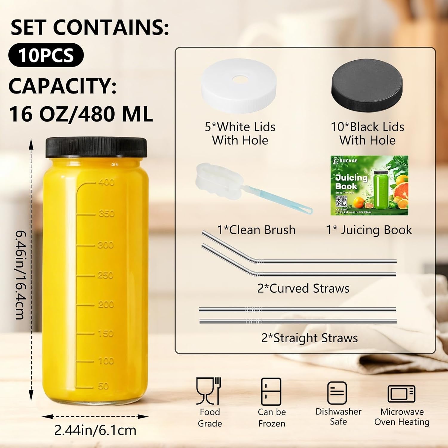 16oz-10-pack-juice-bottles-glass-bottles-with-lids-smoothie-cup-lids-and-straws-water-bottle-mason-jar-drinking-glasses-for-juicing-smoothies-kombucha