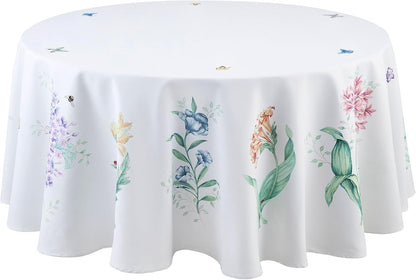 Butterfly Meadow Garden Tablecloth, Multicolor, 70" W X 70" L1