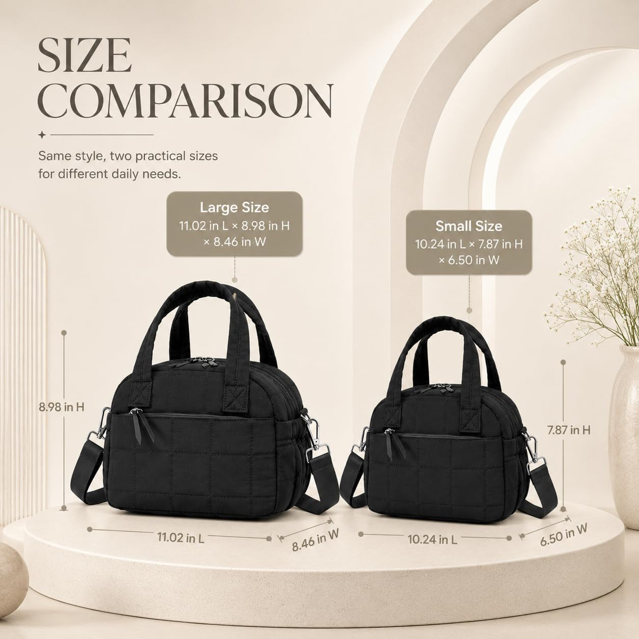 lunch-box-for-women-quilted-insulated-lunch-bag-puffy-lunch-tote-with-adjustable-shoulder-strap-for-work-school-travel-black-regular-9l