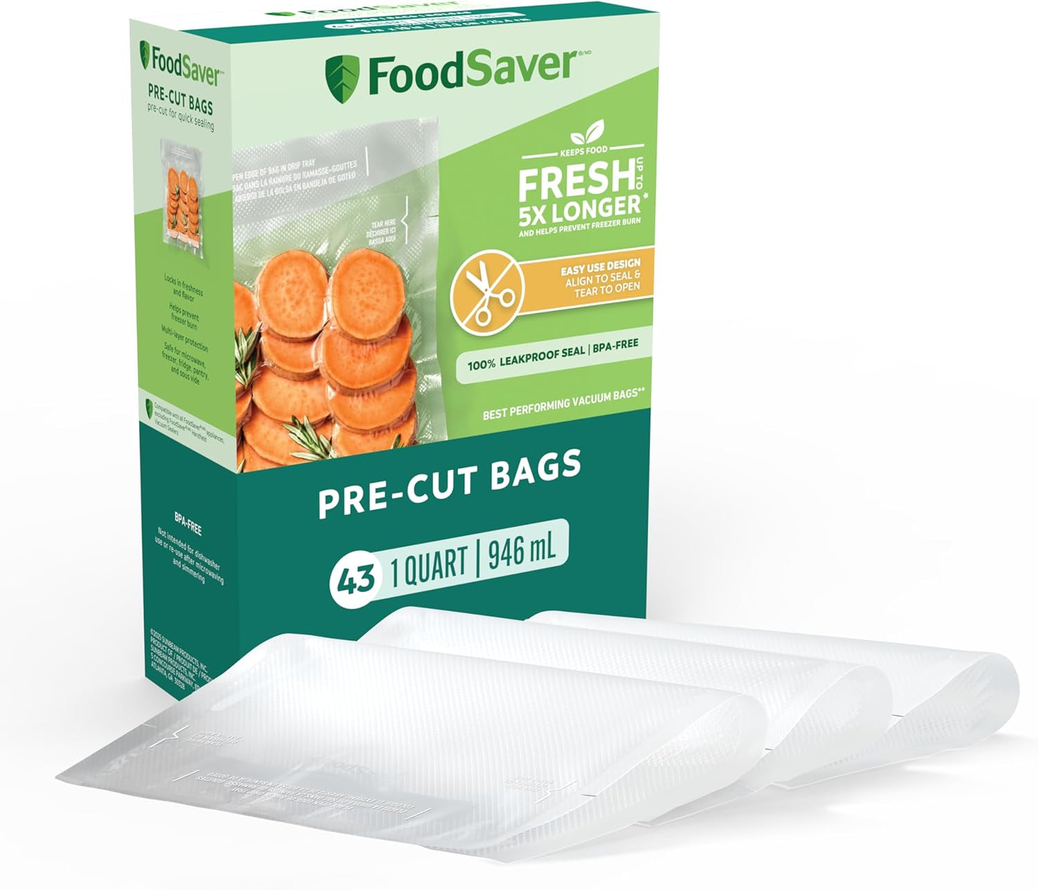 foodsaver-quart-pre-cut-vacuum-seal-bags-easy-use-vacuum-storage-bags-align-to-seal-and-tear-to-open-vacuum-sealer-storage-bags-43-pack