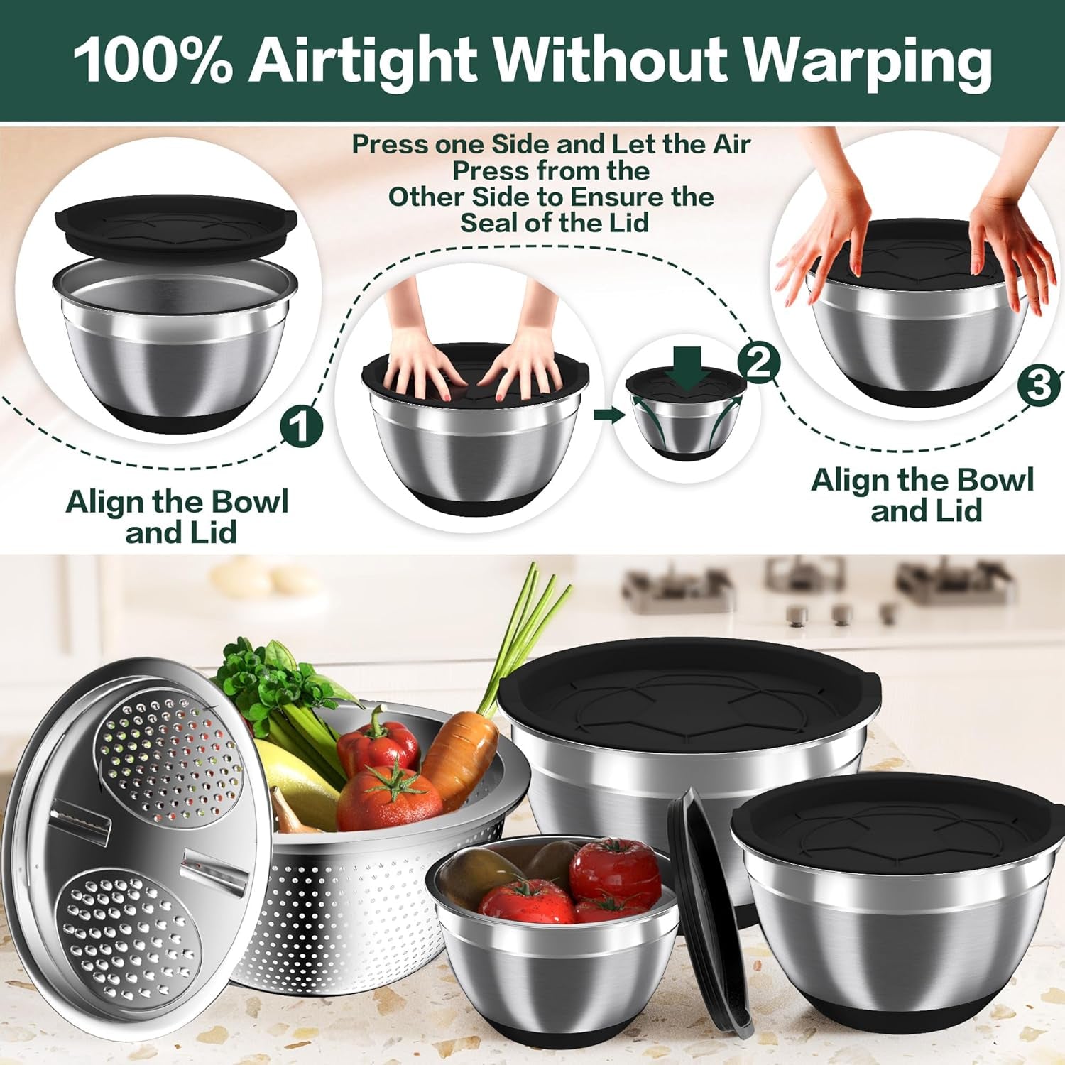 mixing-bowls-with-airtight-lids-stainless-steel-mixing-bowl-set-with-3-nesting-kitchen-metal-bowls-colander-grater-non-slip-bottoms-size-1-5-2-5-5-qt-great-for-mixing-serving-black