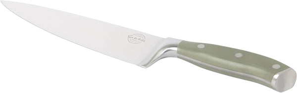 Sur La Table Kitchen Essential Tasting Kitchen German Steel Chef’S Knife, 8-Inch Stainless Steel Blade – Professional Kitchen Knife with Black Handle and Forged Full Tang1