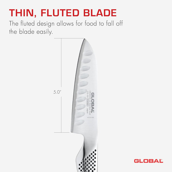 GS 90 5" Hollow Ground Santoku Knife GS 903