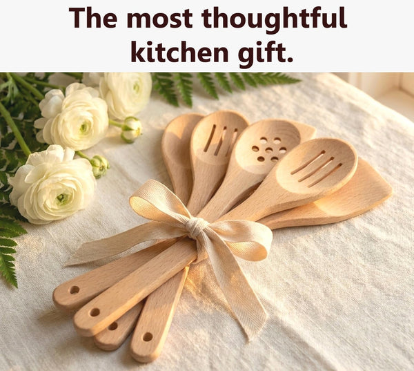 6 Healthy Wooden Spoons for Cooking – Safe & Reliable Kitchen Set8