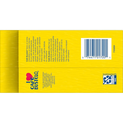 Café Bustelo Espresso Ground Coffee, Dark Roast, 10 Oz. Brick | Bold Latin Flavor, Stands up to Milk & Sugar, Ideal for Cafecitos & Much More, Vacuum Sealed, Shelf Stable, SNAP EBT Eligible8