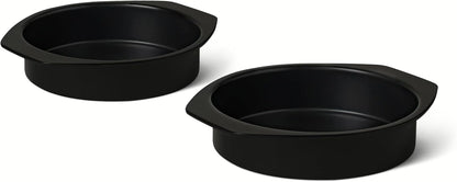 Nonstick Carbon Steel round Cake Pans, Dishwasher and Oven-Safe up to 428°F, 9 In., Set of 21