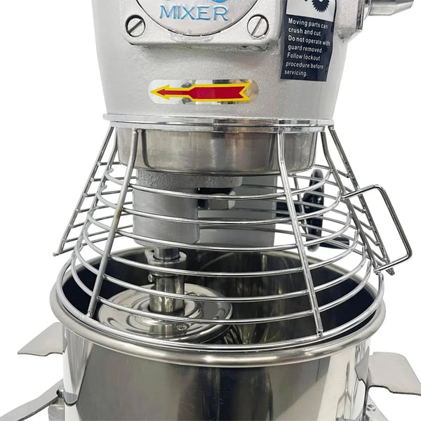15L Commercial Food Stand Mixer, 3-Speeds Adjustable 110V Dough Mixer, 450W Electric Dough Mixing Machine with 3 Mixing Tools8
