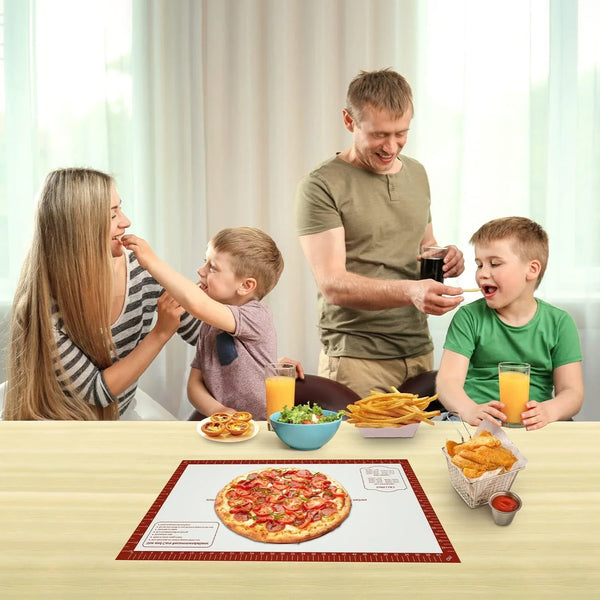 Silicone Baking Mat, Non Stick Pastry Mat Sheet for Dough Rolling, Nonslip Fondant/Pie Crust Mat, Counter Mat Oven Liner Mat for Making Cookies Macarons Bread Baking Supplies Extra Large 26 X 16 Inch7